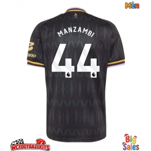 Aston Villa Johan Manzambi #44 Replica Away Stadium Shirt 2026-27 Short Sleeve